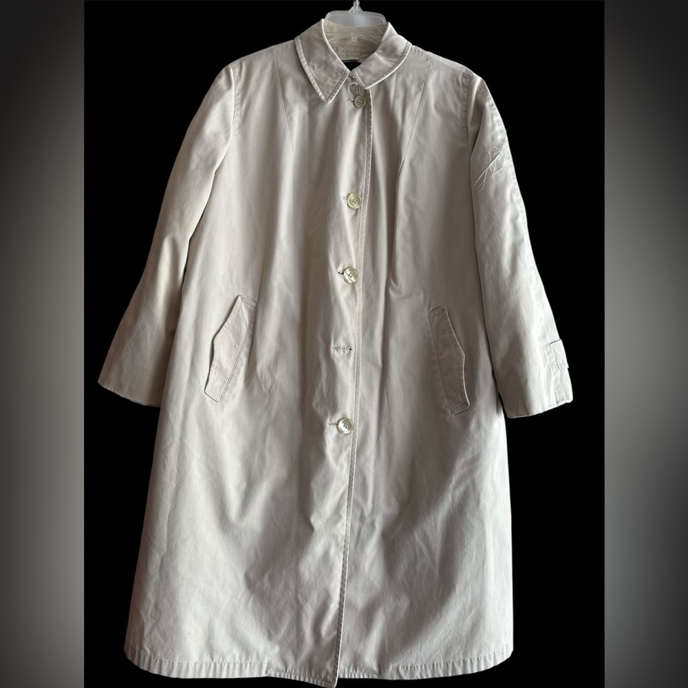 True vintage London Fog coat, likely from the 70s–80s. Classic